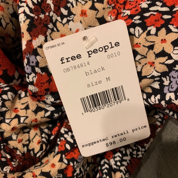 FREE PEOPLE keyhole floral dress - Picture 3 of 4